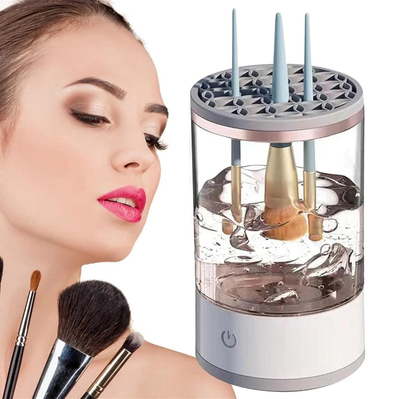 BRUSH MATE™ Limpiador De Brochas de Maquillaje Automatico